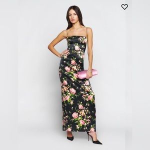 Reformation Frankie Silk Dress - Polina